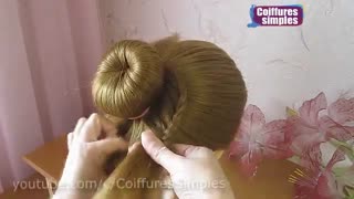 آموزش مدل مو دخترانه شینیون تاجی- مومیس مشاور و مرجع تخصصی مو