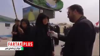 زائر ویلچری که در پیاده‌روی اربعین تنها نماند