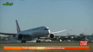 طولانی‌ترین پرواز مستقیم جهان فرود آمد | ویدئویی از پایان سفر نیویوک تا سیدنی بدون توقف