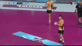 دیدار تیم های هندبال عربستان و هنگ کنگ در انتخابی المپیک 2020