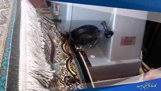 بافت ریشه فرش ماشینی با دستگاه