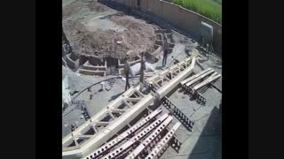 آرماتور بندی، قالب بندی، بتن ریزی پادوک مجموعه سوارکاری در هشتگرد