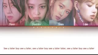 بلک پینک ورژن ژاپنی see u later