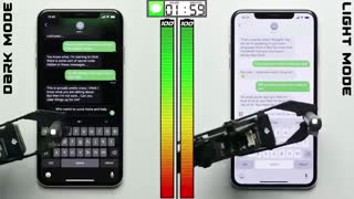 تاثیر حالت دارک مود بر عمر شارژ باتری آیفون