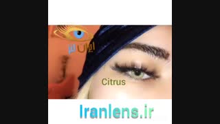 لنز چشم رنگی فصلی سبزروشن  سیتروس
