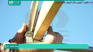 زیر سازی برای گلخانه در باغ ویلا
