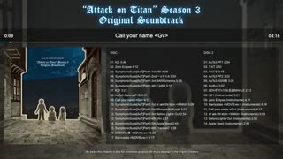 موسیقی متن فصل سوم انیمه حمله به تایتان Attack on Titan