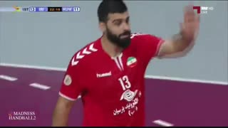 دیدار تیم های ملی هندبال ایران و کویت در انتخابی المپیک 2020