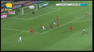خلاصه بازی فولاد 1 - 0 نساجی