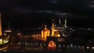 نماهنگ تصاویر هوایی از حرم آقا علی ابن موسی الرضا(ع)
