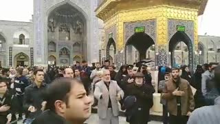 مراسم عزاداری در حرم مطهر رضوی