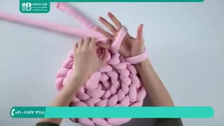 آموزش تریکو بافی سبد