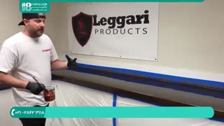 اجرای دکور آشپزخانه مدل  2019 - اوپن رزینی طرح قهوه ای برنجی