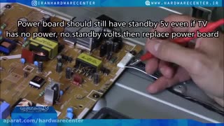 آموزش تعمیر تلویزیون ال ای دی سونی