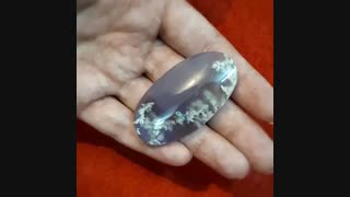 نگین زیبای شجر شکوفه ای با تراش دو طرفه