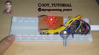 پروژه رقص نور پیشرفته و چند حالته توسط Nodemcu