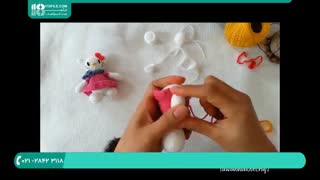 بافت عروسک گربه بازیگوش با قلاب