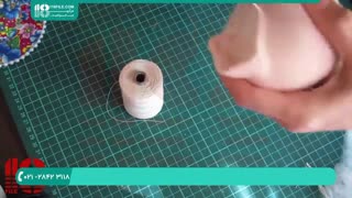 دوخت عروسک روسی  25 سانت با چرخ