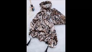 انواع مدل های جدید روسری نخی