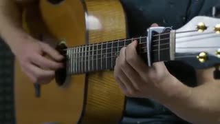 اموزش گیتار-of the Most Beautiful Songs in the World - Fingerstyle Guitar