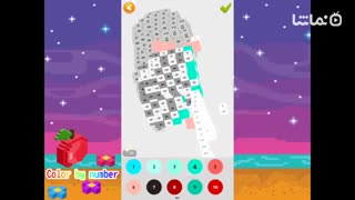 Pixel Art - Color by Number 3D, Unicorn coloring