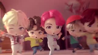 موزیک ویدویوی بامزه ی انیمیشنی از BTS