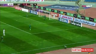 خلاصه بازی عراق 2 - 1 ایران (مقدماتی جام جهانی 2022)