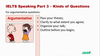 نحوه پاسخگویی به سوالات Argumentative اسپیکینگ پارت 3