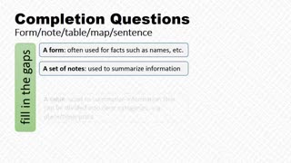 انواع سوالات تکمیل کردنی (Completion) لیسنینگ آیلتس
