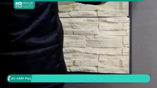 نصب سنگ آنتیک | پنل های سه بعدی دیوار