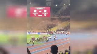 درگیری هواداران فوتبال