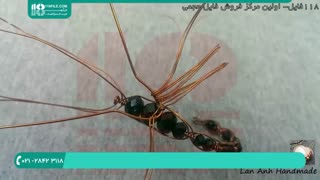 ساخت عقرب با سیم مس و مهره