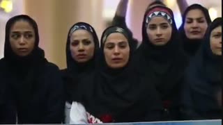 مراسم استقبال از تیم ملی بانوان کبدی ایران در فرودگاه هاشمی نژاد مشهد