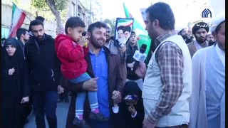 خروش مردم قم در محکومیت اغتشاشات