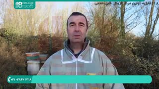پرورش زنبور عسل و آموزش جابه جا کردن کندوهای عسل