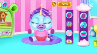 Baby Unicorn Pet Nursery - Care and Dress up