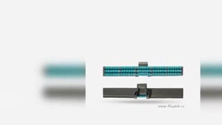 زنجیر تخت پلاستیکی رولر دار روبیک پلاستیک - کانوایر (نوار نقاله)