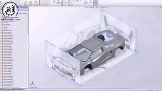 طراحی لامبورگینی به وسیله نرم افزار SolidWorks
