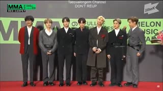 بی تی اس بر روی فرش قرمز مراسم ملون Melon Music Awards ‏2019