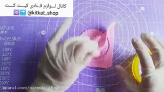 نحوه کار با مولد نوزاد کاتر و چاپ فوندانت در لوازم قنادی کیت کت