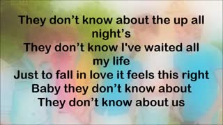 One Direction - They Don't Know About Us (Lyrics On Screen)