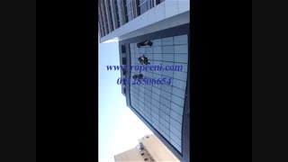 شستشوی نمای شیشه ای