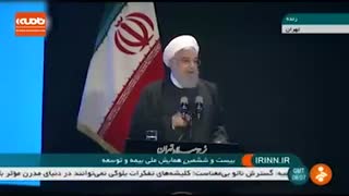 روحانی: می‌دانستم اگر جواب تلفن رئیس‌جمهور آمریکا را بدهم عده‌ای افراطی لنگه کفش پرتاب می‌کنند