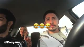 دوربین مخفی  مسابقه رادیویی در ماشین