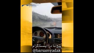 رفع کوبش و لرزش بنز e230 با ضربه گیر فنر برسام