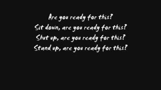Are You Ready? - Three Days Grace *Lyrics