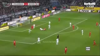 خلاصه بازی مونشن گلادباخ 2 - بایرن مونیخ 1 (بوندسلیگا آلمان)