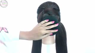 آموزش مدل مو دخترانه شینیون پهن- مومیس مشاور و مرجع تخصصی مو