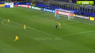 خلاصه بازی اینتر 1 - بارسلونا 2 (لیگ قهرمانان اروپا)