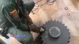 قاچاقچیان در کلمبیا در انتقال ماده مخدر حشیش با جاسازی در چرخ دنده ناکام ماندند.
